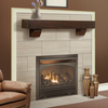 Duluth Forge 60In. Fireplace Shelf Mantel With Corbel Option Included - Choco DFSM60-CH